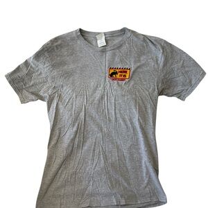 Gray Graphic T-Shirt Jackrabbit Here It Is